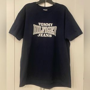 Men Tommy Hilfiger Jeans Crew Neck Short Sleeves T-shirt Size L